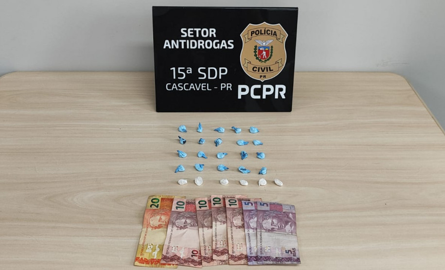 PCPR prende jovem em flagrante e apreende drogas durante ação em Cascavel