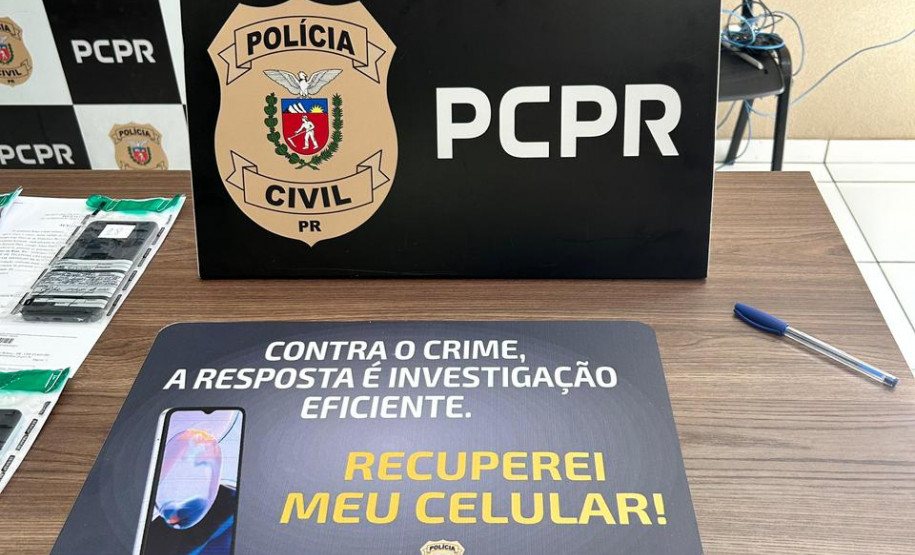 PCPR recupera e restitui 18 celulares aos donos em Francisco Beltrão