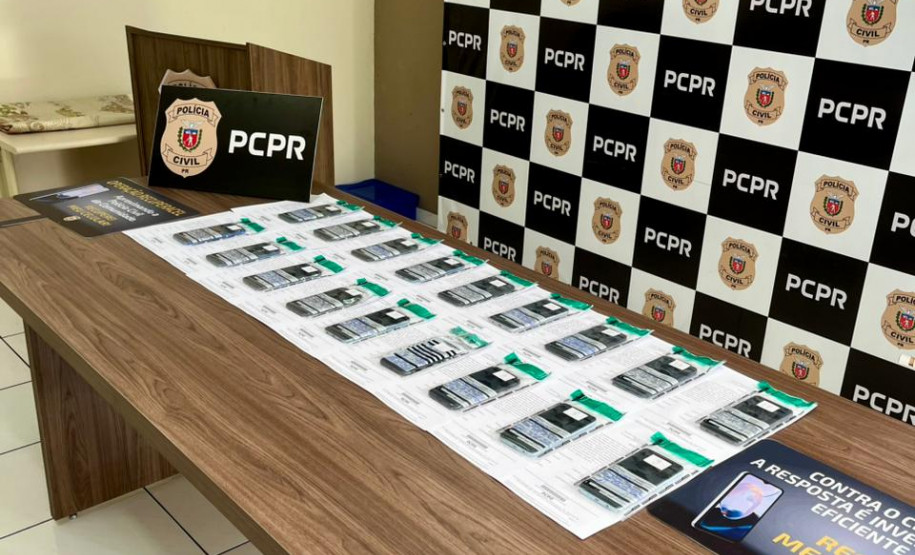 PCPR recupera e restitui 18 celulares aos donos em Francisco Beltrão