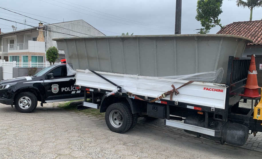 PCPR recupera piscina e interrompe esquema de estelionato avaliado em R$ 30 mil em Pontal do Paraná