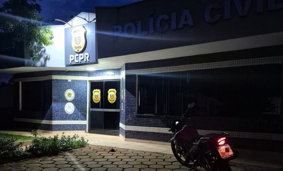 PCPR prende homem por furto e recupera motocicleta em Quedas do Iguaçu