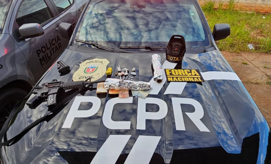 PCPR e PMPR prendem dois homens em flagrante por tráfico de drogas em Tapejara