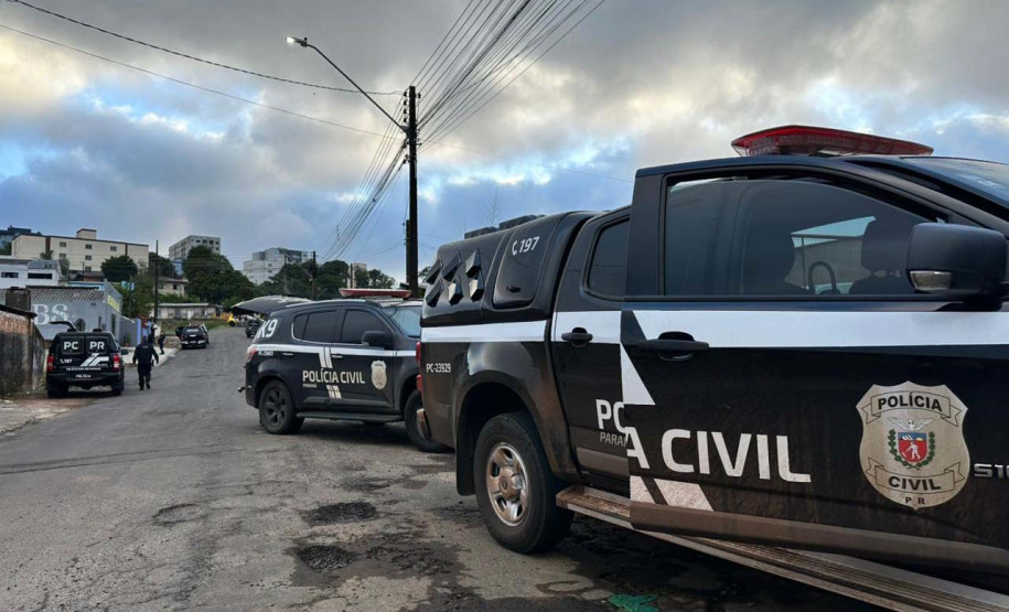 PCPR prende seis suspeitos por tráfico durante operação em Guarapuava