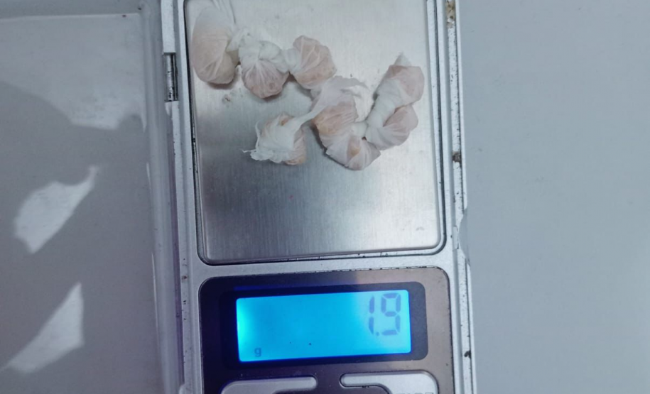 PCPR prende homem em flagrante por tráfico de drogas durante Guaratuba