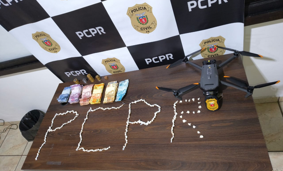 PCPR utiliza drone e prende homem em flagrante por tráfico de drogas em Guaratuba