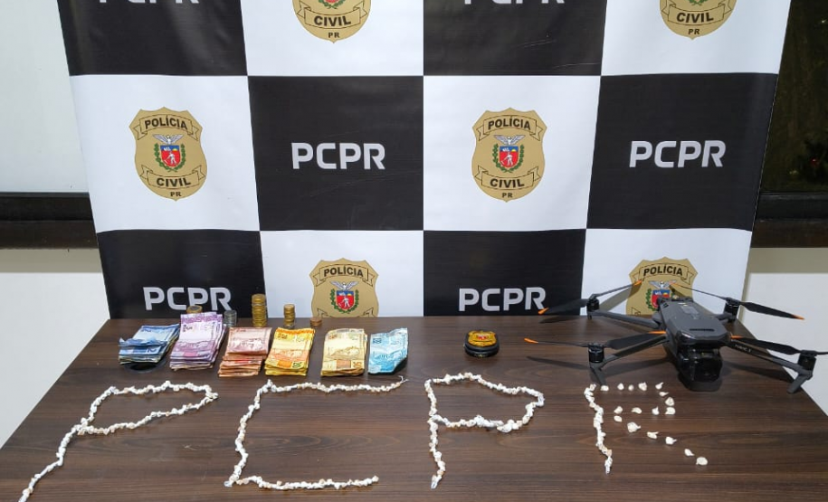 PCPR utiliza drone e prende homem em flagrante por tráfico de drogas em Guaratuba