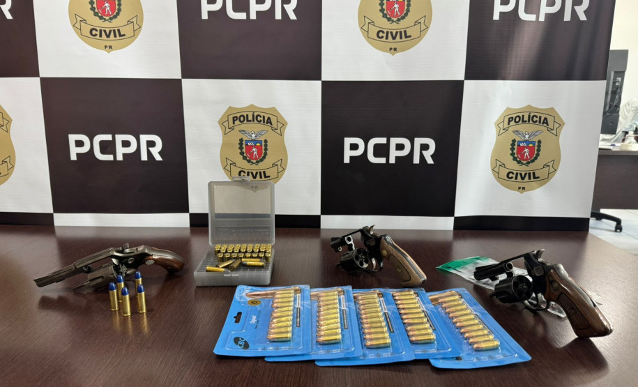PCPR prende três pessoas e apreende armas de fogo e munições durante operação em RMC