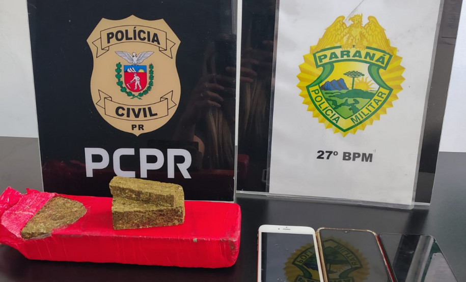 PCPR e PMPR prendem dois irmãos em flagrante por tráfico de drogas em São Mateus do Sul