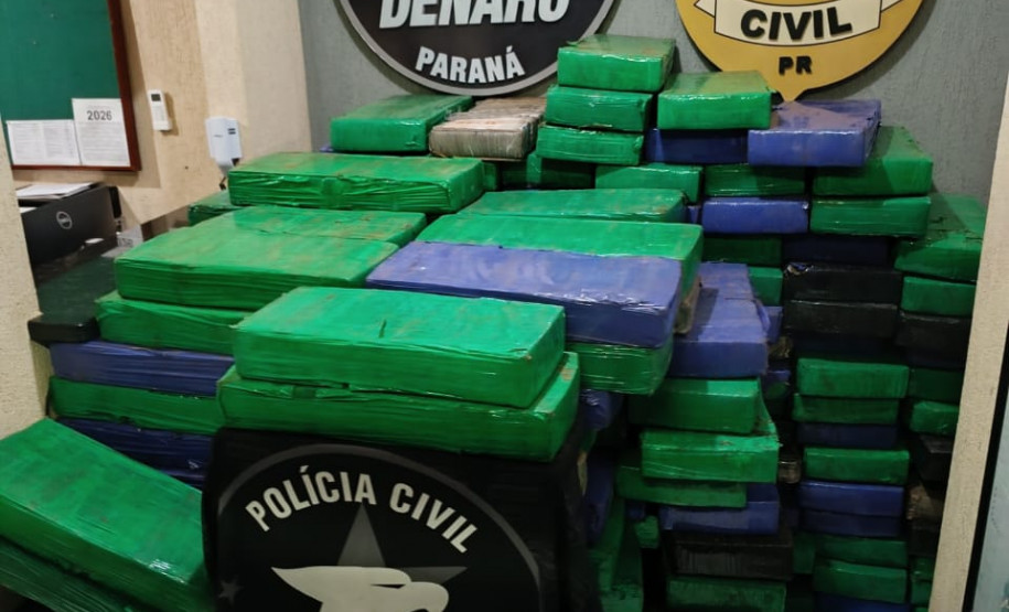 PCPR apreende cerca 2,5 toneladas de drogas em área rural de Itaipulândia