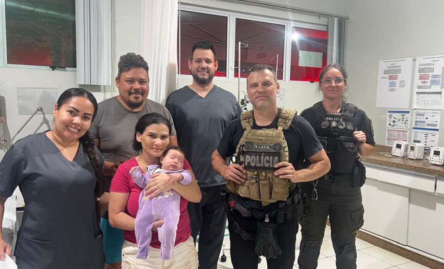 PCPR salva criança engasgada durante deslocamento após apreensão em São Miguel do Iguaçu