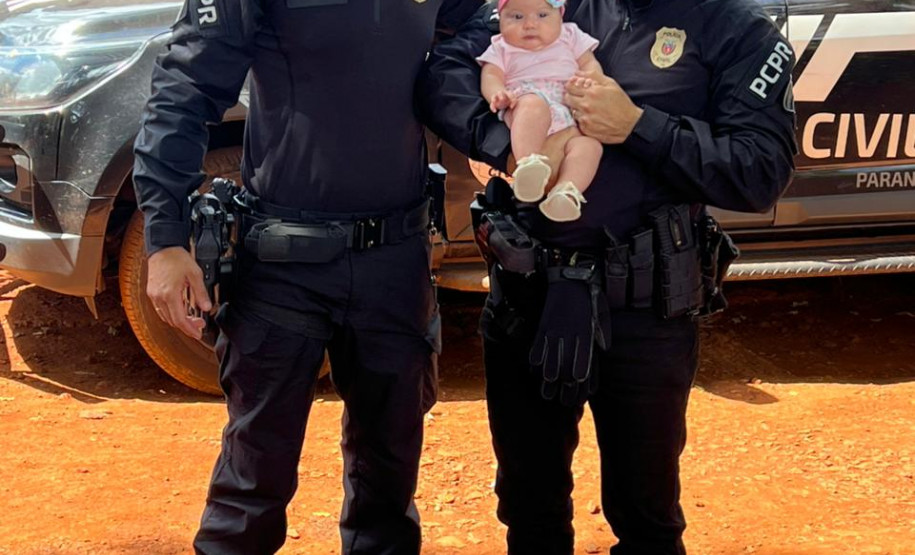 PCPR salva criança engasgada durante deslocamento após apreensão em São Miguel do Iguaçu