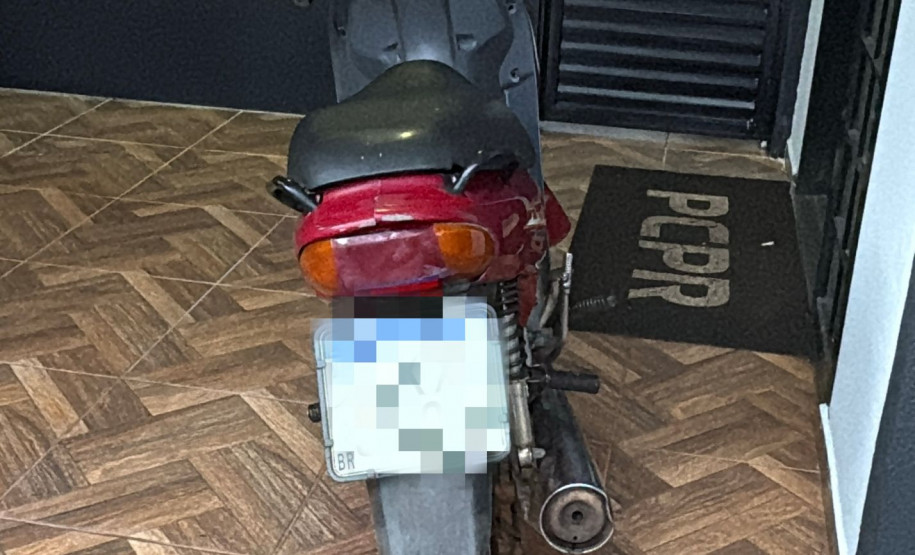 PCPR prende homem em flagrante por receptação e recupera biz em Nova Londrina
