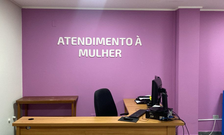 PCPR reforma sala da mulher em delegacia de Quatro Barras