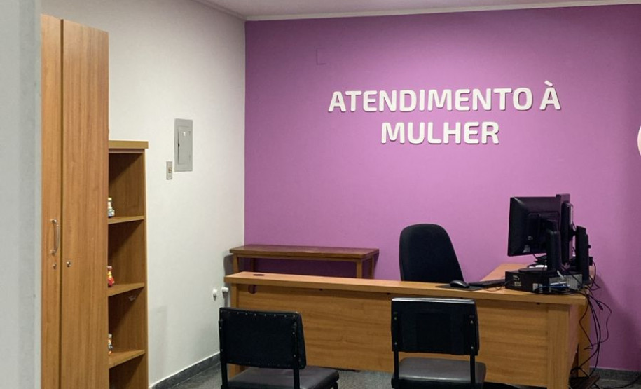 PCPR reforma sala da mulher em delegacia de Quatro Barras