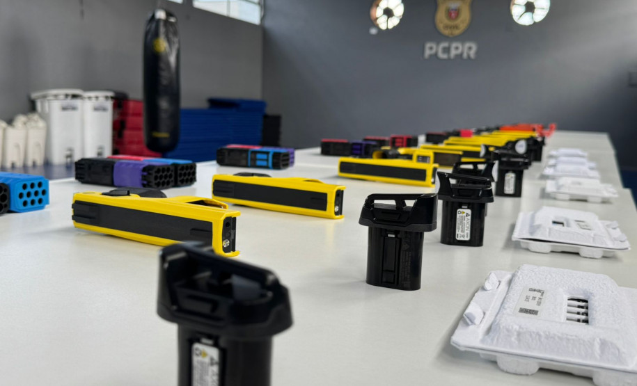 PCPR capacita primeira turma de instrutores para docência no uso de tasers
