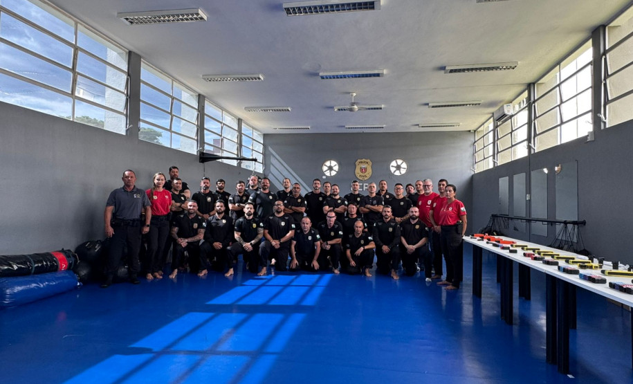 PCPR capacita primeira turma de instrutores para docência no uso de tasers