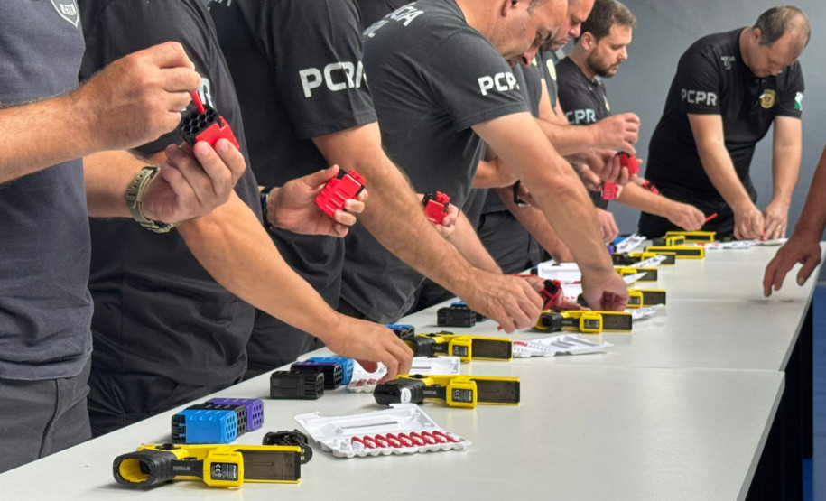 PCPR capacita primeira turma de instrutores para docência no uso de tasers