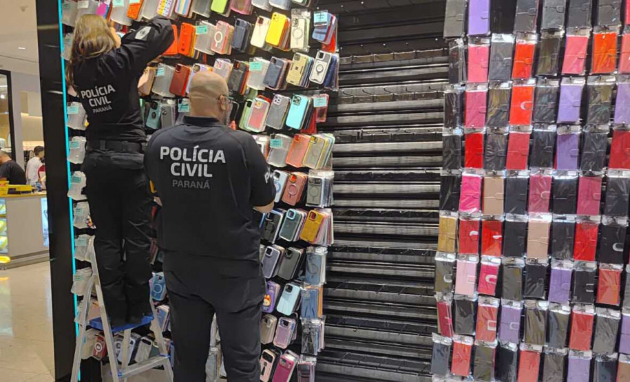 PCPR apreende mais de 1,6 mil produtos contrafeitos em Curitiba