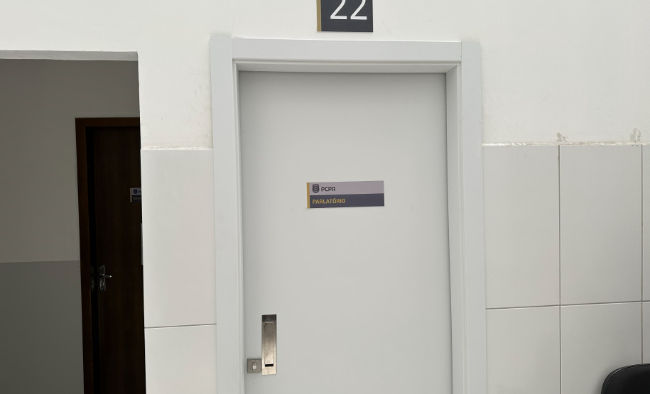 PCPR inaugura sala de parlatório na Central de Flagrantes de Curitiba