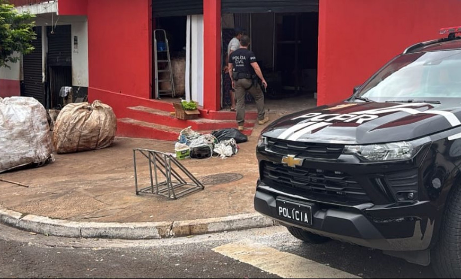 PCPR realiza fiscalização em dez estabelecimentos contra a receptação de cobre em Maringá