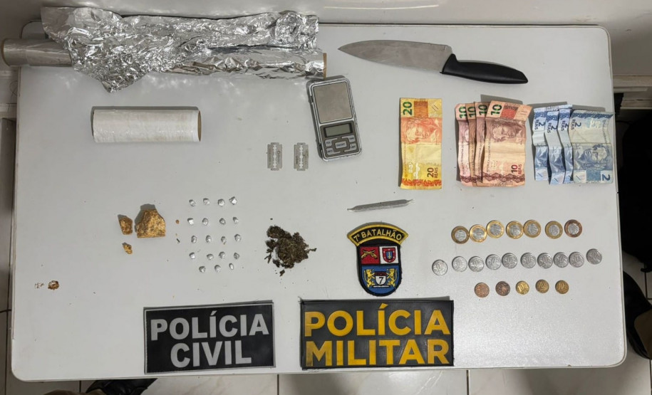 PCPR e PMPR prendem três pessoas em flagrante por tráfico de drogas em Tapejara