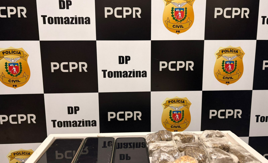 PCPR prende quatro pessoas por tráfico de drogas e associação para o tráfico de drogas em Tomazina