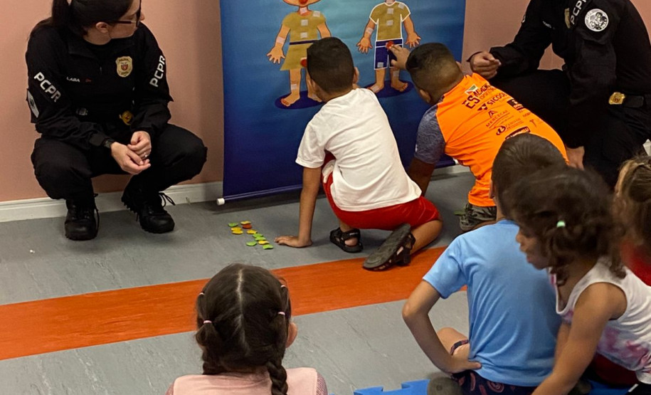 PCPR realiza palestra educativa para crianças em CMEI de Araucária
