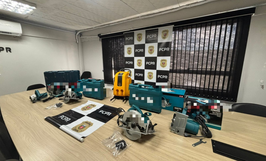 PCPR prende dupla em flagrante por estelionato e recupera carga de ferramentas em Curitiba