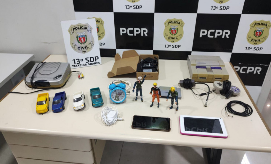 PCPR recupera itens furtados e identifica suspeitos em Teixeira Soares