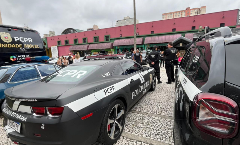 Forças de segurança participam do evento Mulheres em Ação, em Curitiba
