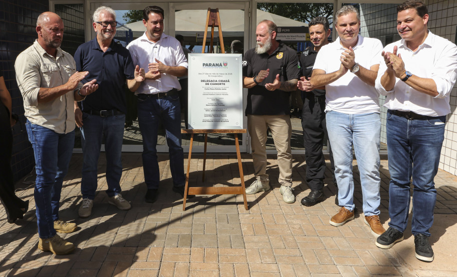 Com investimento de R$ 6,8 milhões, governador entrega Delegacia Cidadã de Cianorte