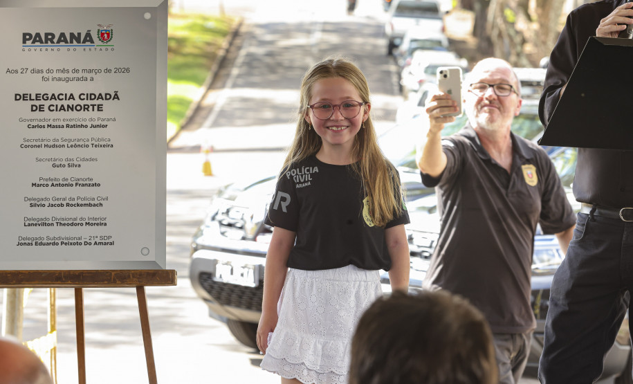 Com investimento de R$ 6,8 milhões, governador entrega Delegacia Cidadã de Cianorte