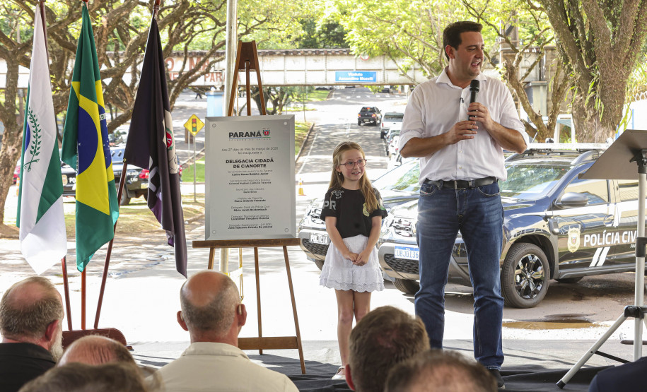 Com investimento de R$ 6,8 milhões, governador entrega Delegacia Cidadã de Cianorte