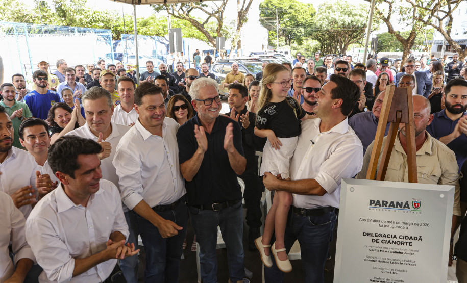 Com investimento de R$ 6,8 milhões, governador entrega Delegacia Cidadã de Cianorte