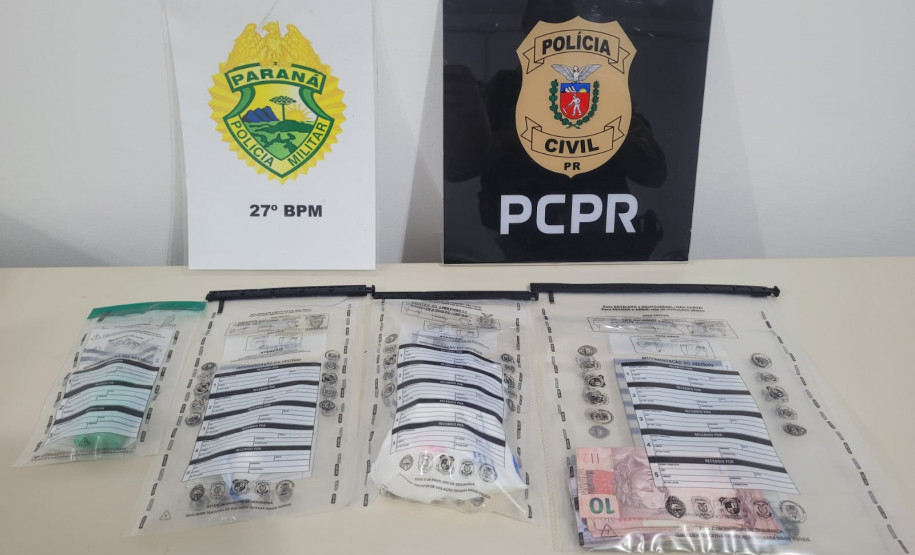 PCPR e PMPR prendem homem por tráfico de drogas em São Mateus do Sul