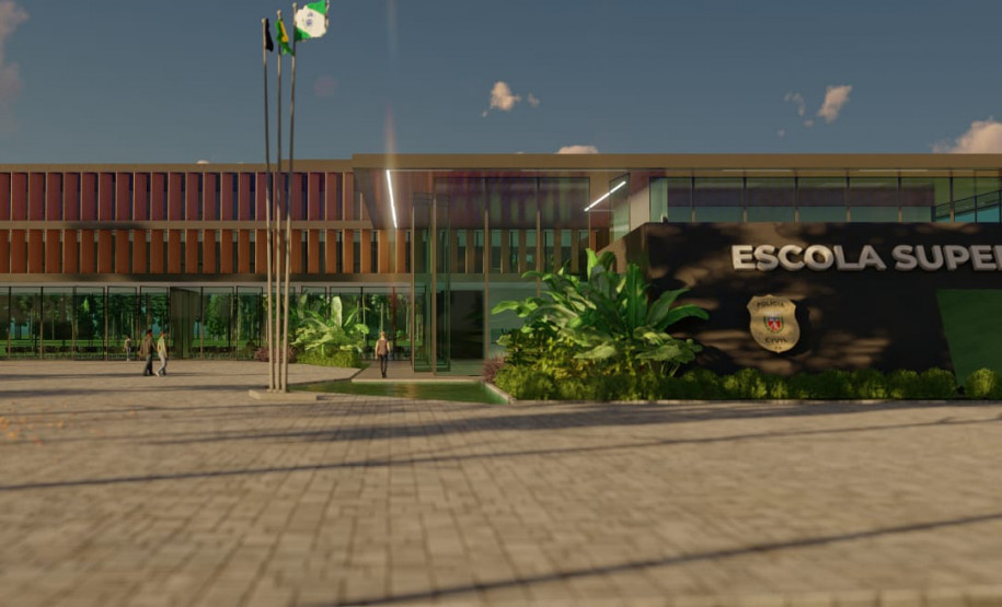 Estado entrega anteprojeto para construção da Nova Escola da PCPR em Piraquara
