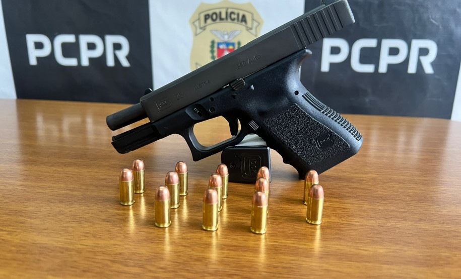 PCPR prende homem em flagrante por posse irregular de arma de fogo em Quatro Barras