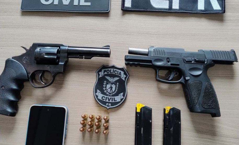 PCPR prende homem em flagrante por posse ilegal de armas de fogo em Reserva