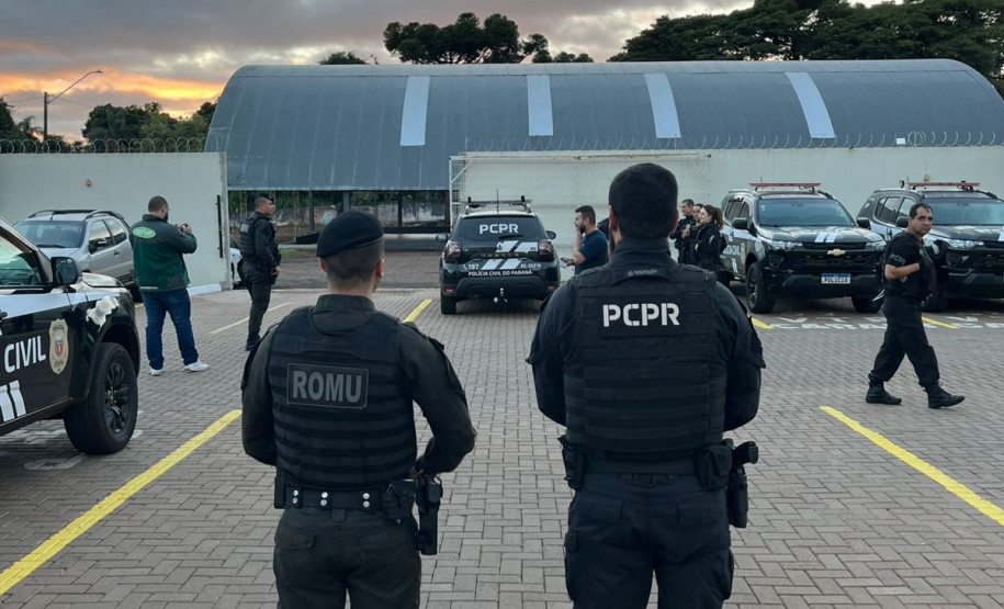 PCPR prende nove pessoas durante operação contra organização criminosa no Oeste do Estado