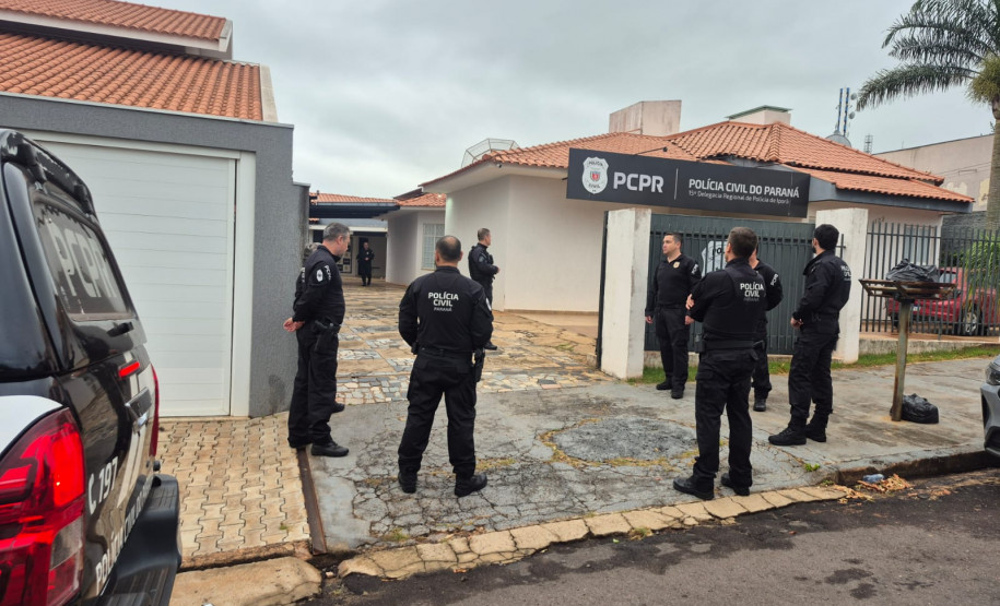 PCPR prende nove pessoas durante operação contra organização criminosa no Oeste do Estado