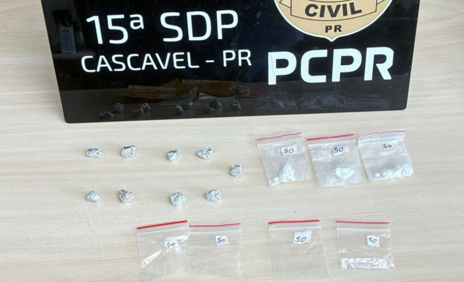 PCPR prende homem durante operação contra tráfico de drogas em Cascavel