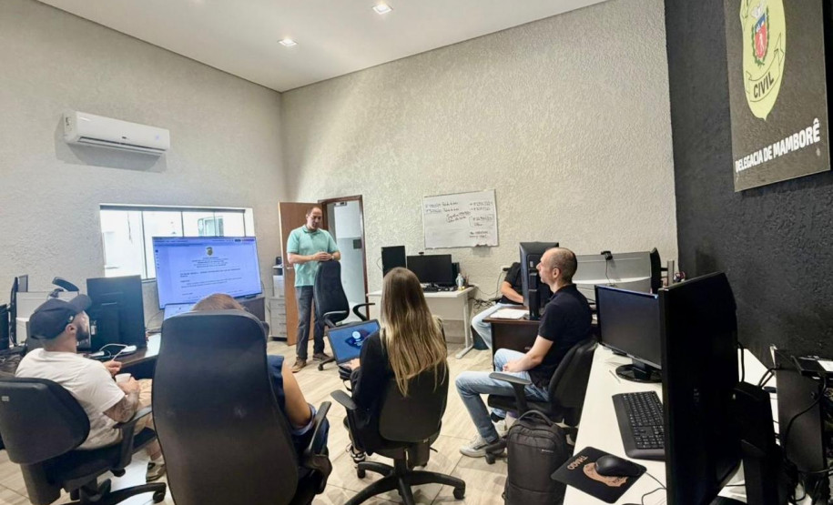 PCPR capacita policiais da região com foco prático em investigação telemática em Mamborê