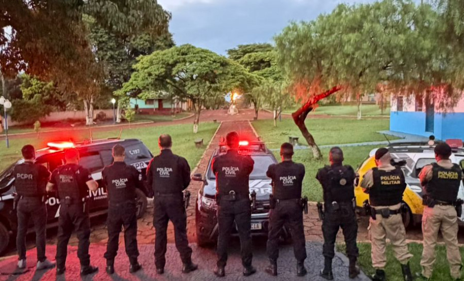 PCPR e PMPR prendem cinco pessoas por tentativa de homicídio ocorrido no Distrito do Guarani