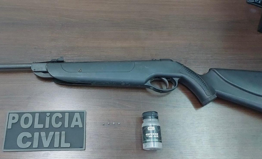 PCPR apreende arma de pressão e projéteis durante investigação de maus-tratos a animais em Cornélio Procópio
