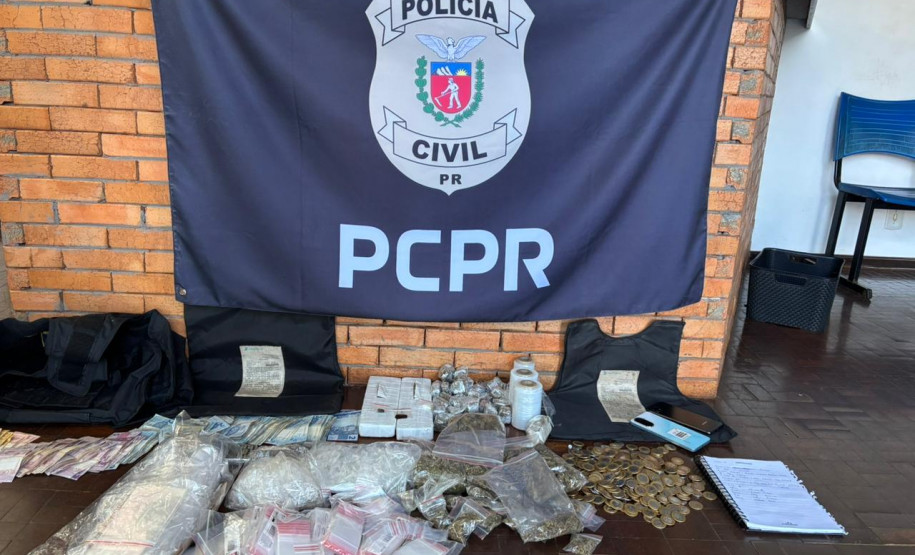 PCPR desarticula esquema de tráfico de drogas e prende homem em Rolândia