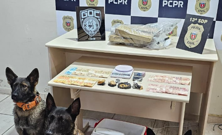 PCPR, PMPR e GCM prendem três pessoas durante operação contra o tráfico de drogas em Ponta Grossa