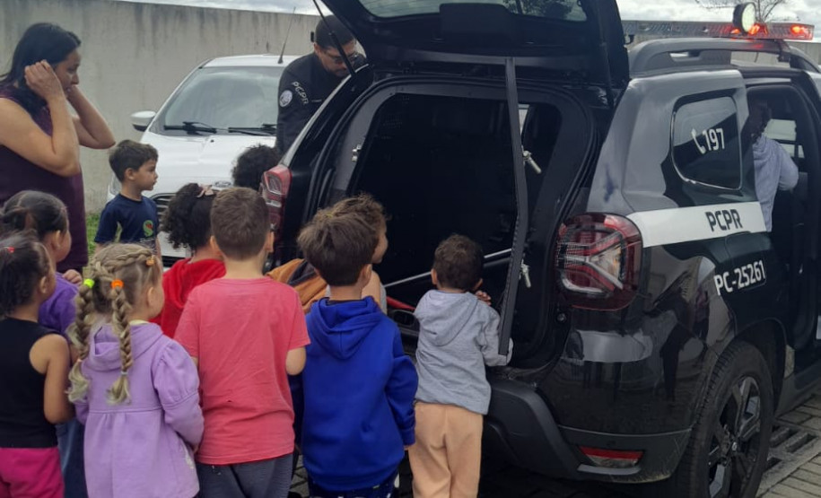 PCPR realiza palestra para crianças no  CMEI Jihad Hissam Dehaini em Araucária