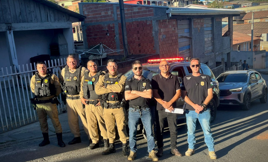 PCPR e PMPR prendem homem investigado por tráfico de drogas em Cerro Azul