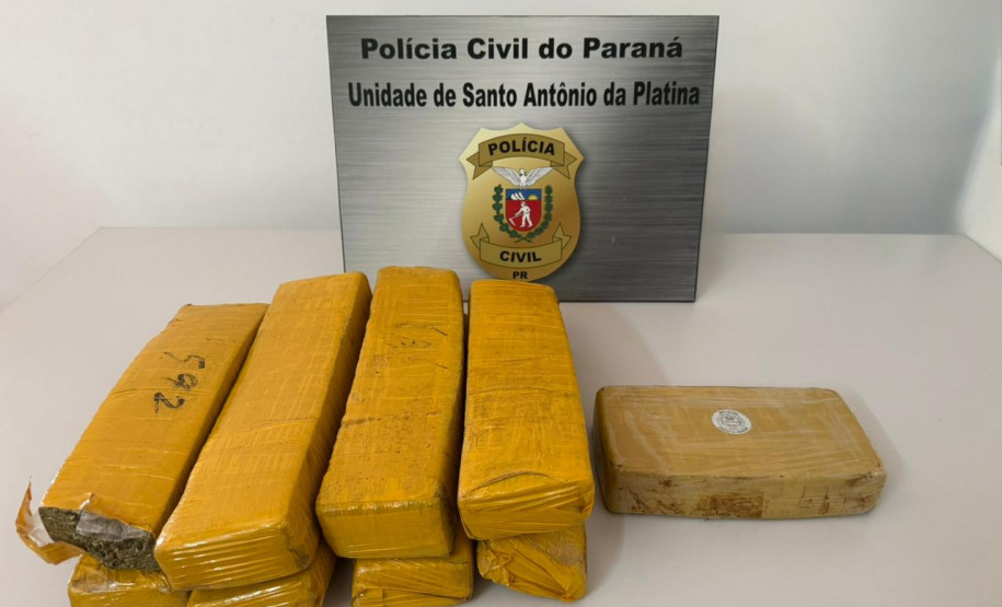 PCPR prende homem em flagrante por tráfico de drogas e apreende entorpecentes em Santo Antônio da Platina