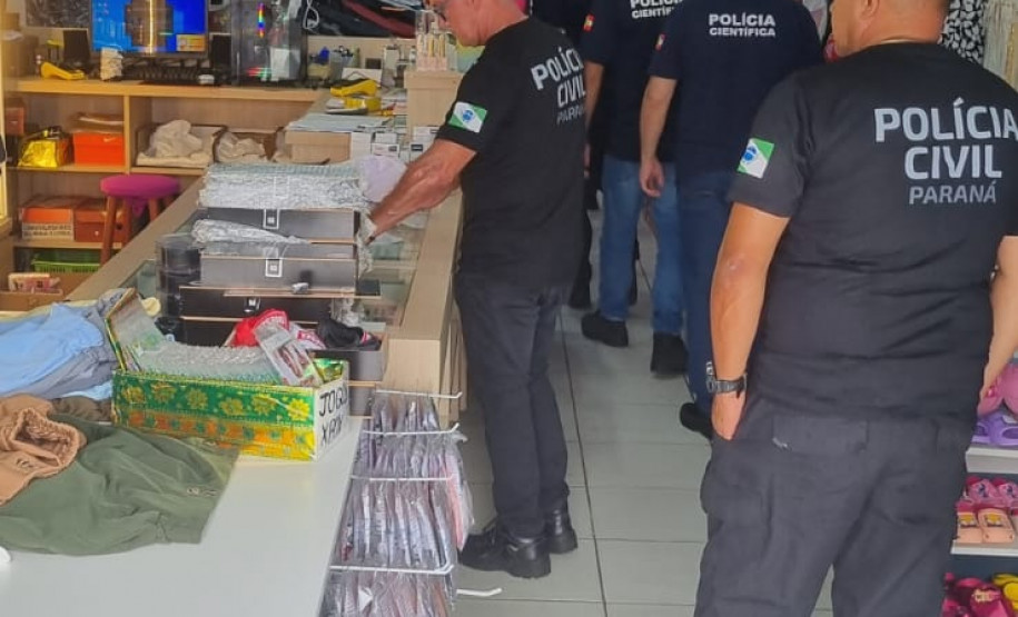 PCPR e PCSC prendem homem e apreendem inúmeros de itens falsificados em Garuva